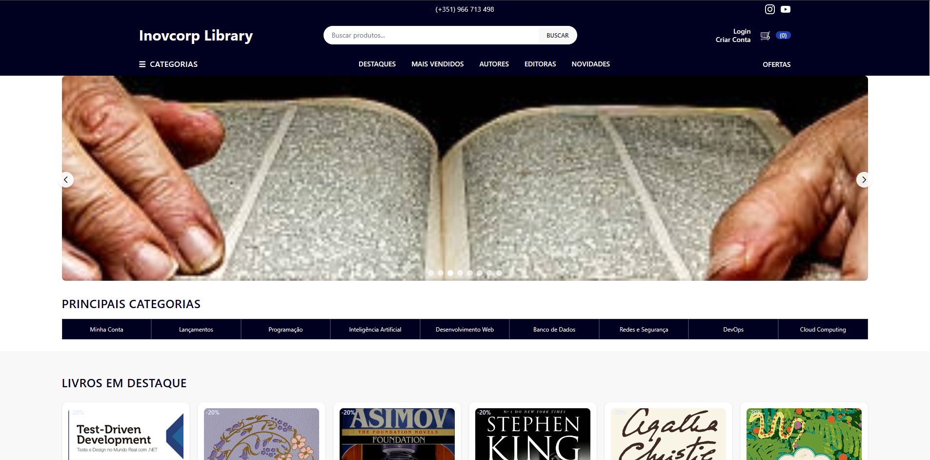 Sistema de Biblioteca — Laravel, MySQL, REST API
