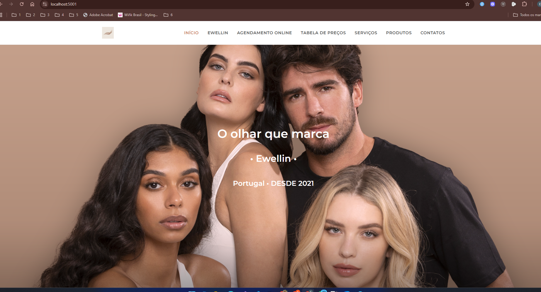 Gestão de Salão — ASP.NET MVC, Web API, SQL Server